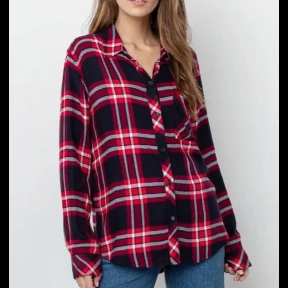 Rails Hunter Top in Twilight Cherry